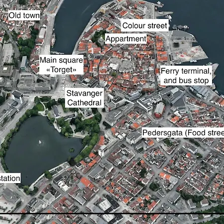 Ultra-central And Quiet, With Balcony Lejlighed Stavanger