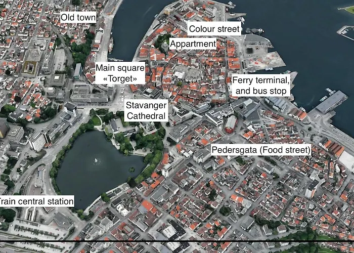 Ultra-central And Quiet, With Balcony Lägenhet Stavanger